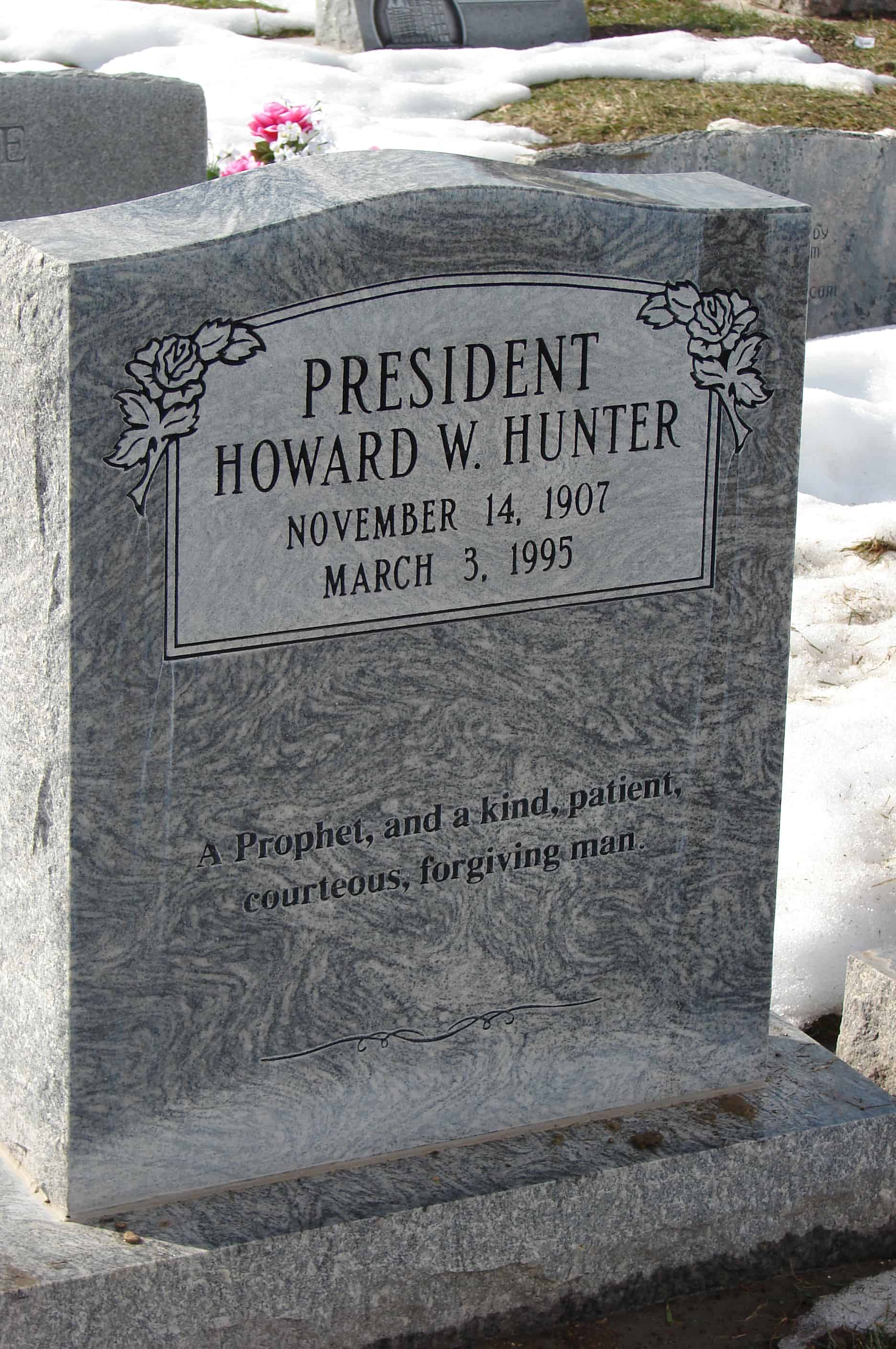 Howard W. Hunter Gravesite