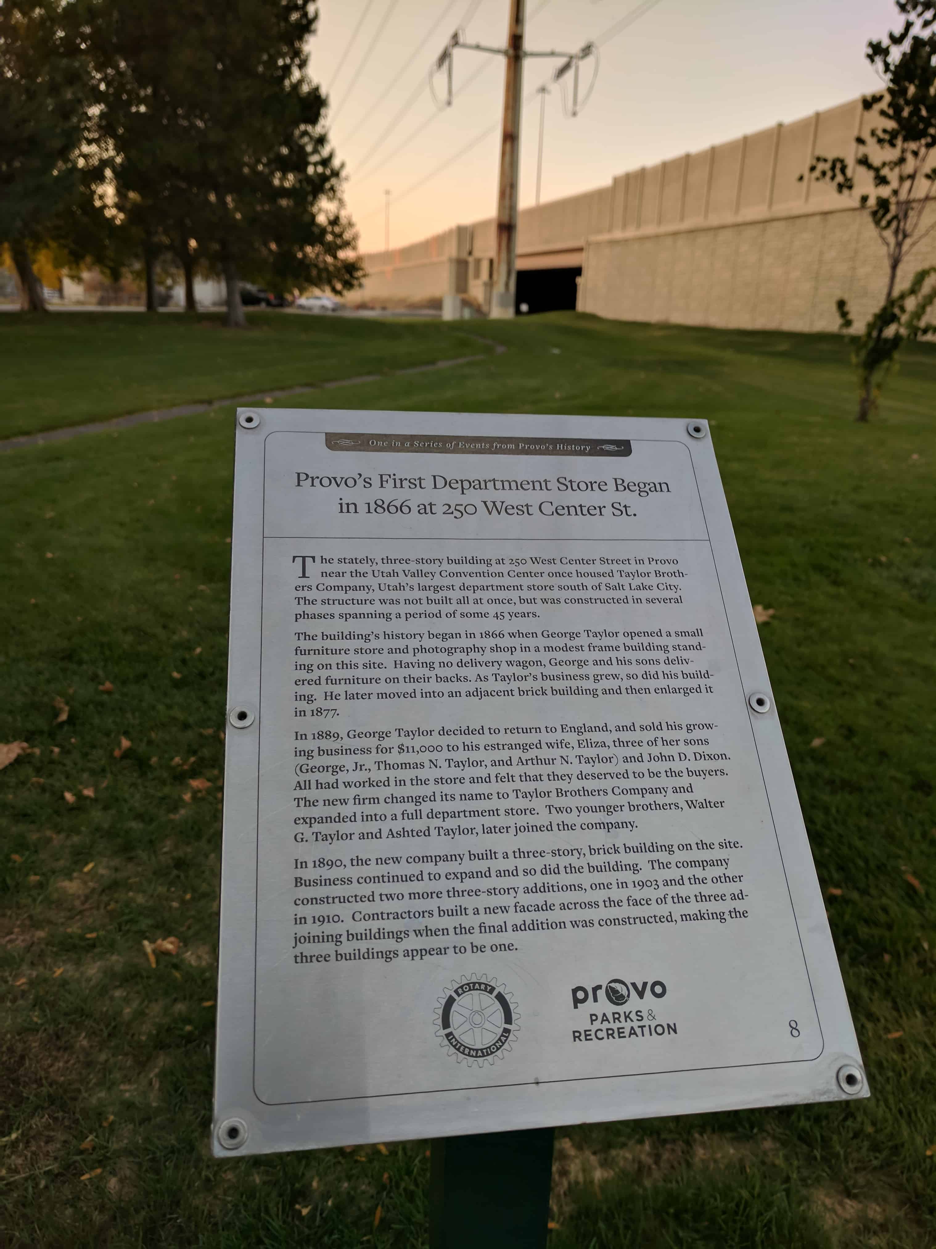 Provo’s First Department Store Began in 1866