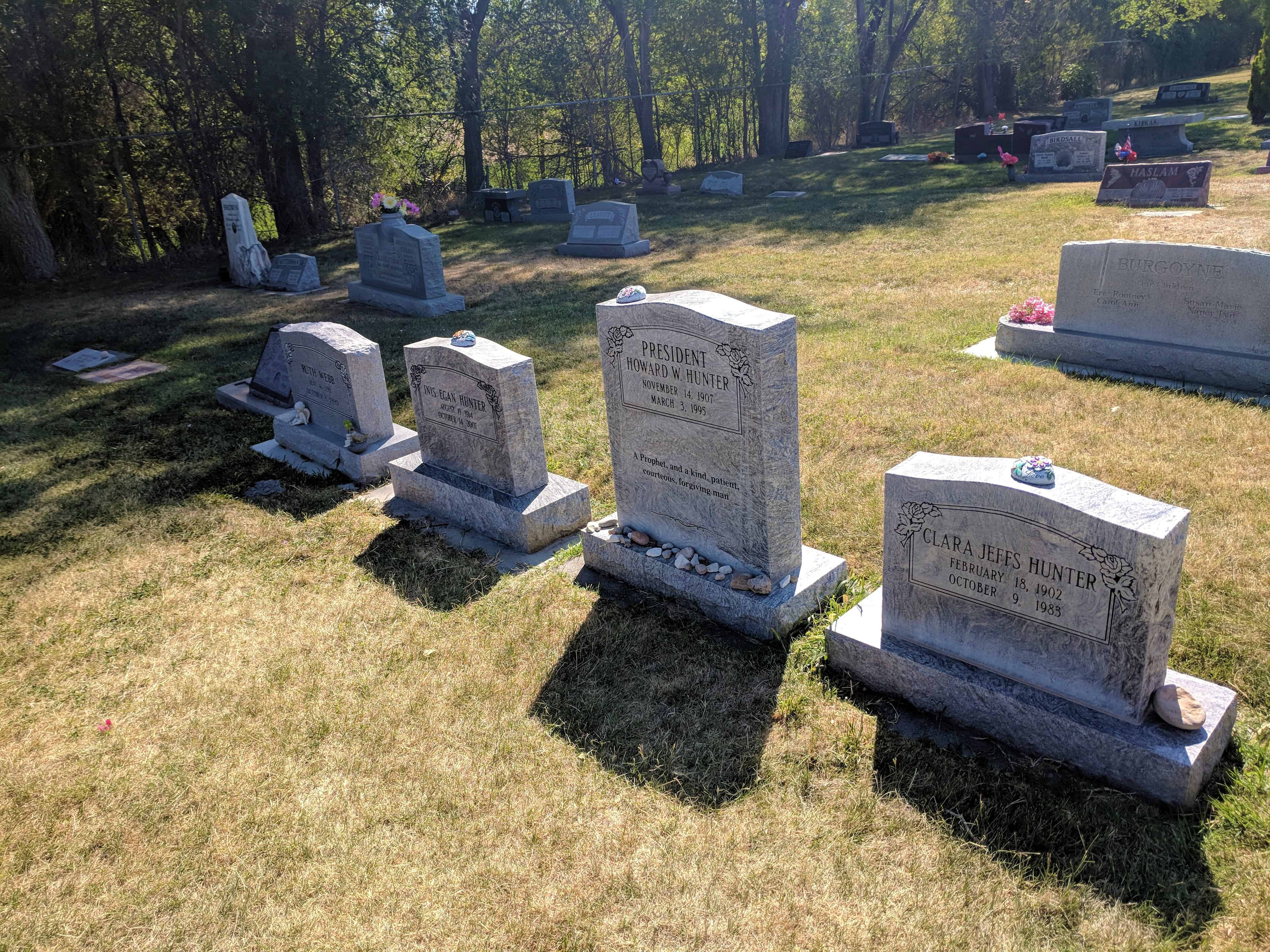 Howard W. Hunter Gravesite