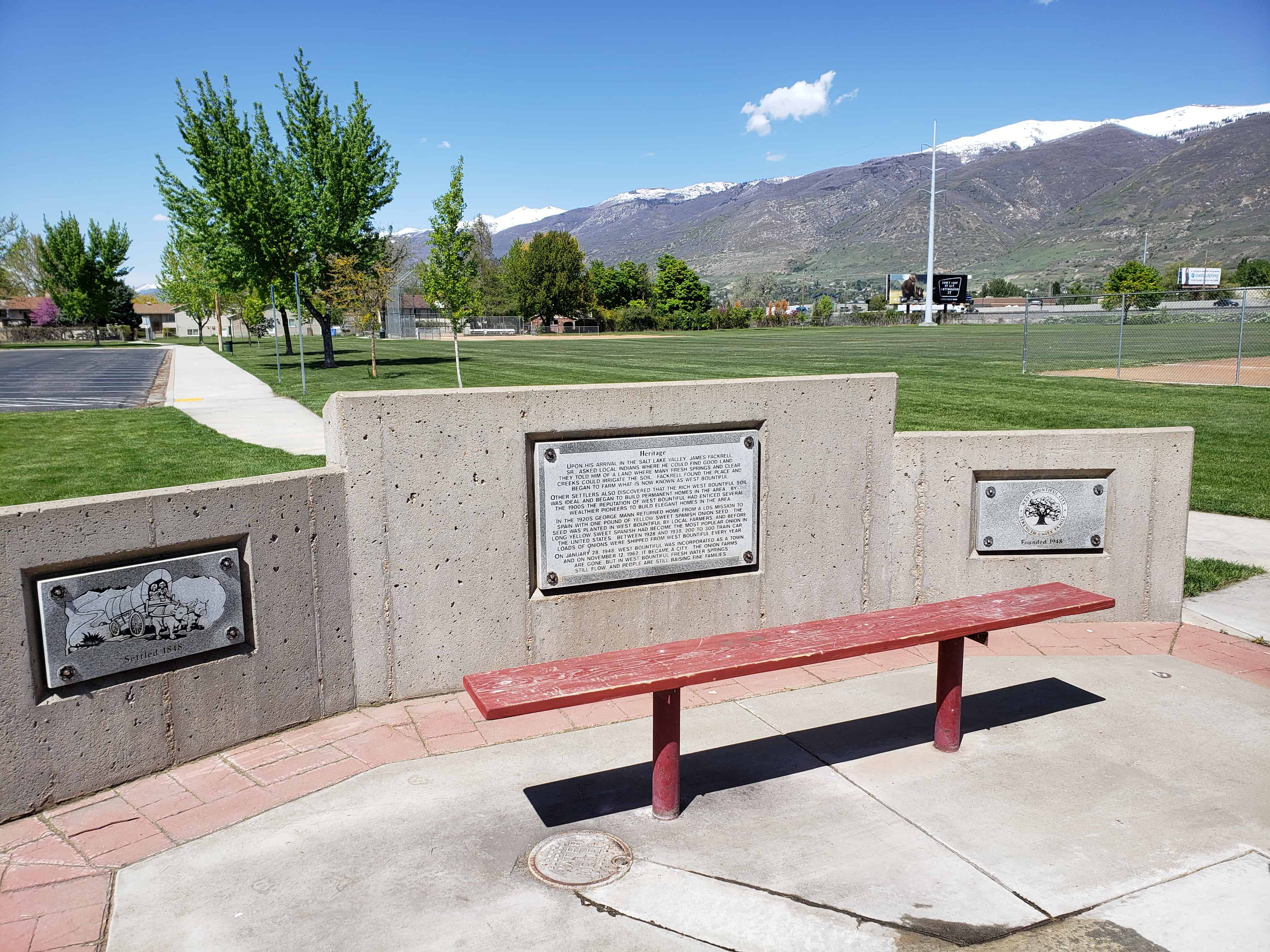 West Bountiful Heritage Marker