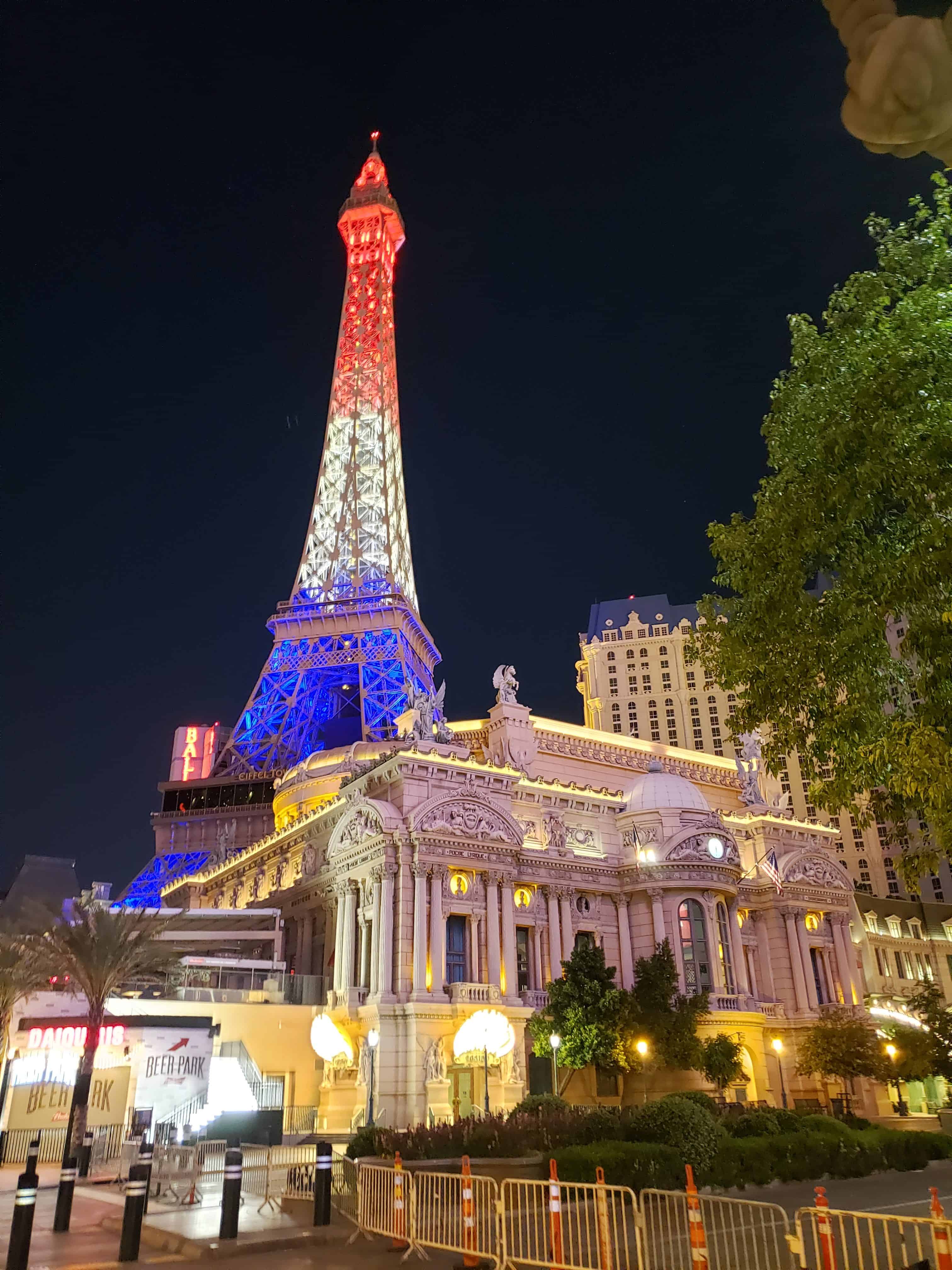 Las Vegas, Nevada, USA, - 2020: Eiffel Tower in Las Vegas. Paris